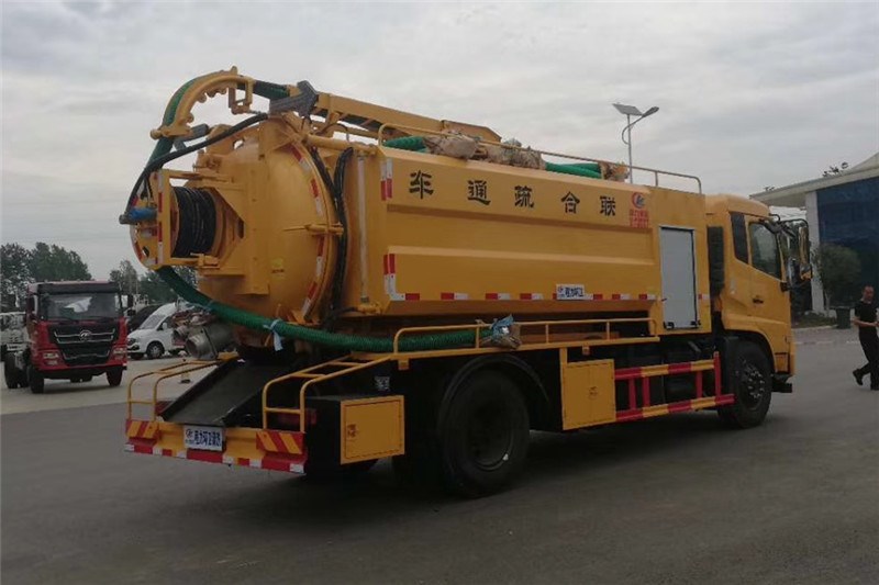 国六东风天锦12方联合疏通车