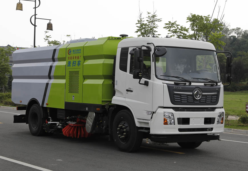东风天锦洗扫车 水9方尘7方