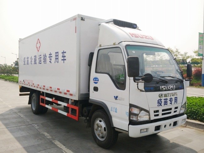 （厢长5.1米）五十铃600P冷藏车